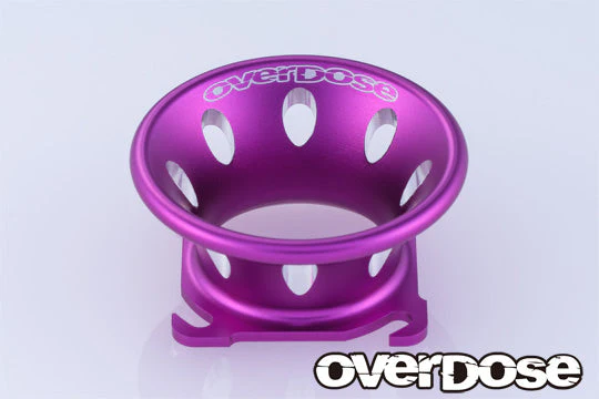 30mm Aluminum Air Funnel / Cooling Fan Shroud (Red, Purple, Black) [Overdose - Image 3