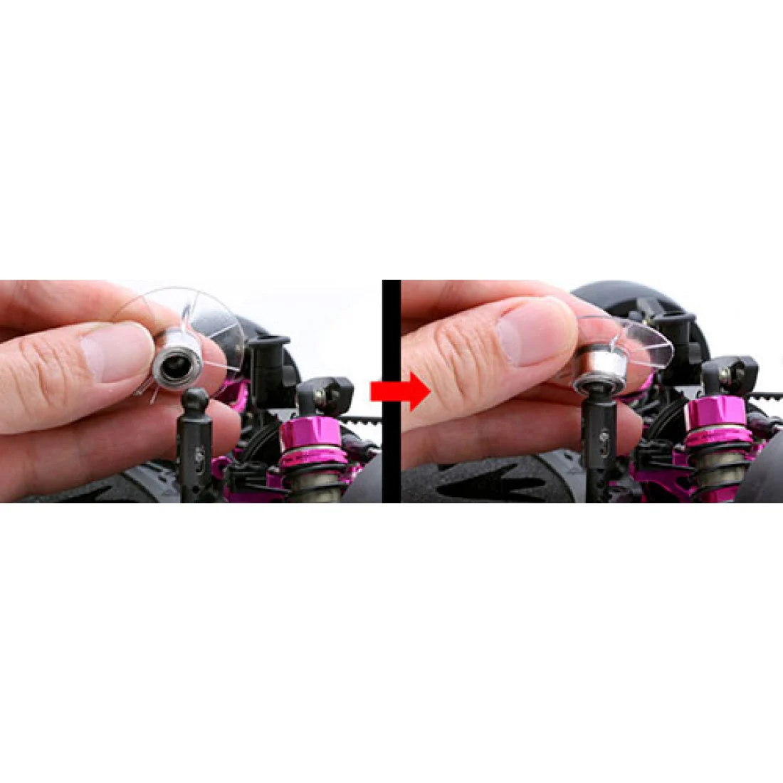 ABC Hobby / 69291 / Magnetic Stealth Body Mount for φ6mm Body Post (2pcs) no.69291 - Image 2