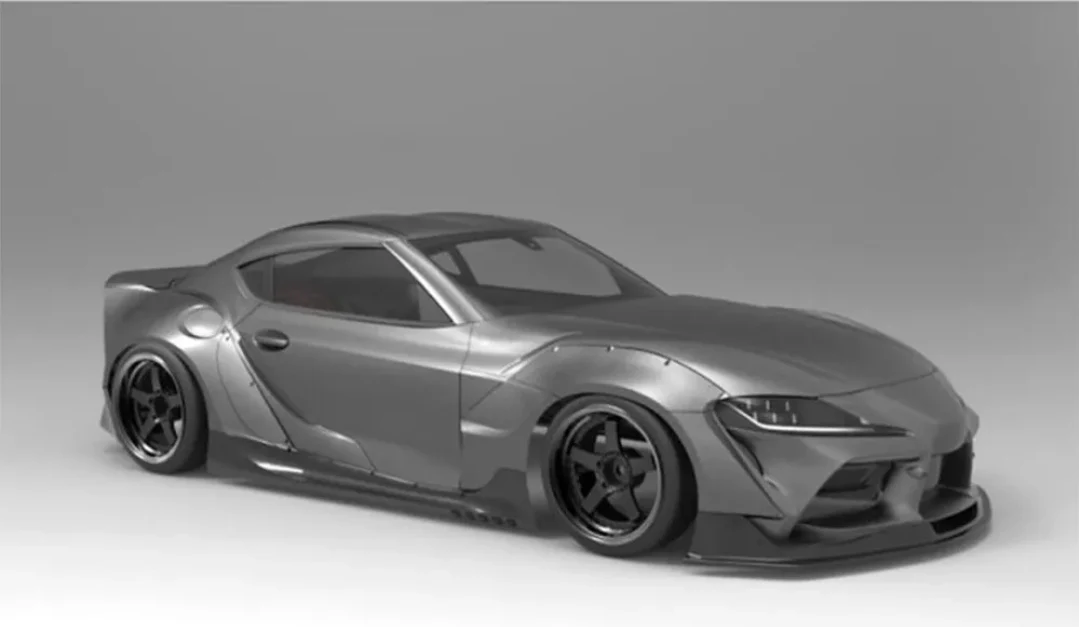 Addiction RC 1/10 Toyota GR Supra Clear Body Set For 1/10 RC Drift #AD-HB4-1b