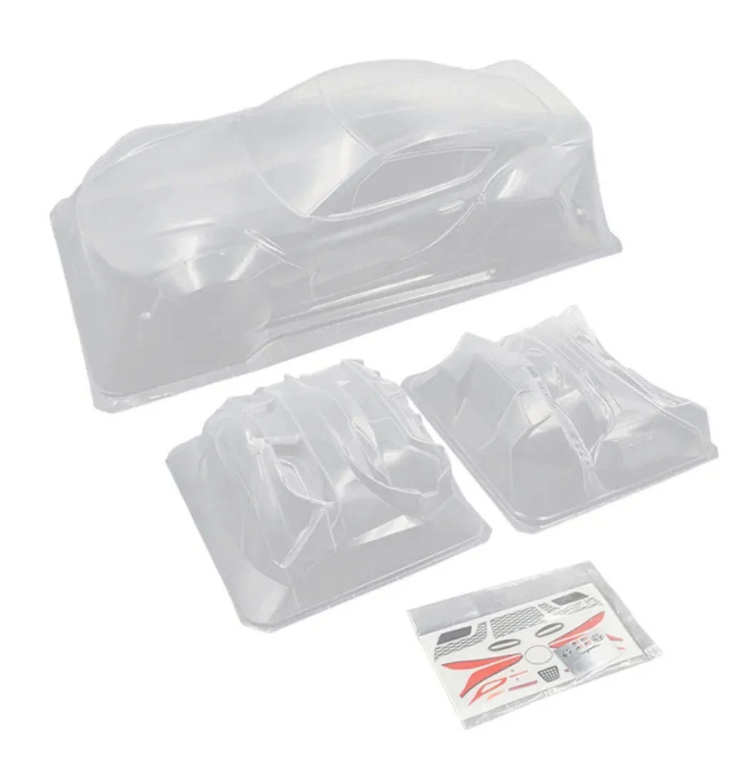 Addiction RC 1/10 Toyota GR Supra Clear Body Set For 1/10 RC Drift #AD-HB4-1b - Image 4