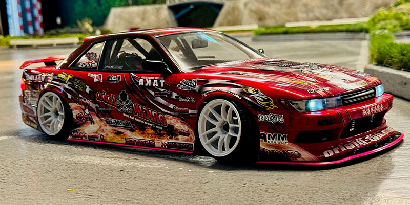 Addiction Rc – Silvia S13 Animal Style Body Shell – (Clear) – #AD-HB16ANIMAL