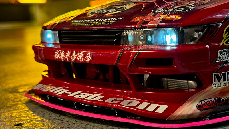 Addiction Rc – Silvia S13 Animal Style Body Shell – (Clear) – #AD-HB16ANIMAL - Image 4