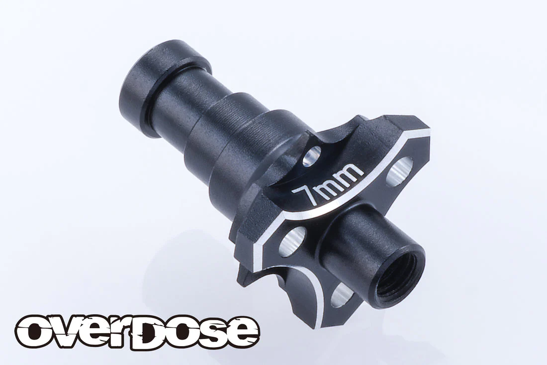Aluminum One Piece Axle Shaft Type-2 (For OD/RWD) 5mm (RED PURPLE BLACK) [Overdose] - Image 6