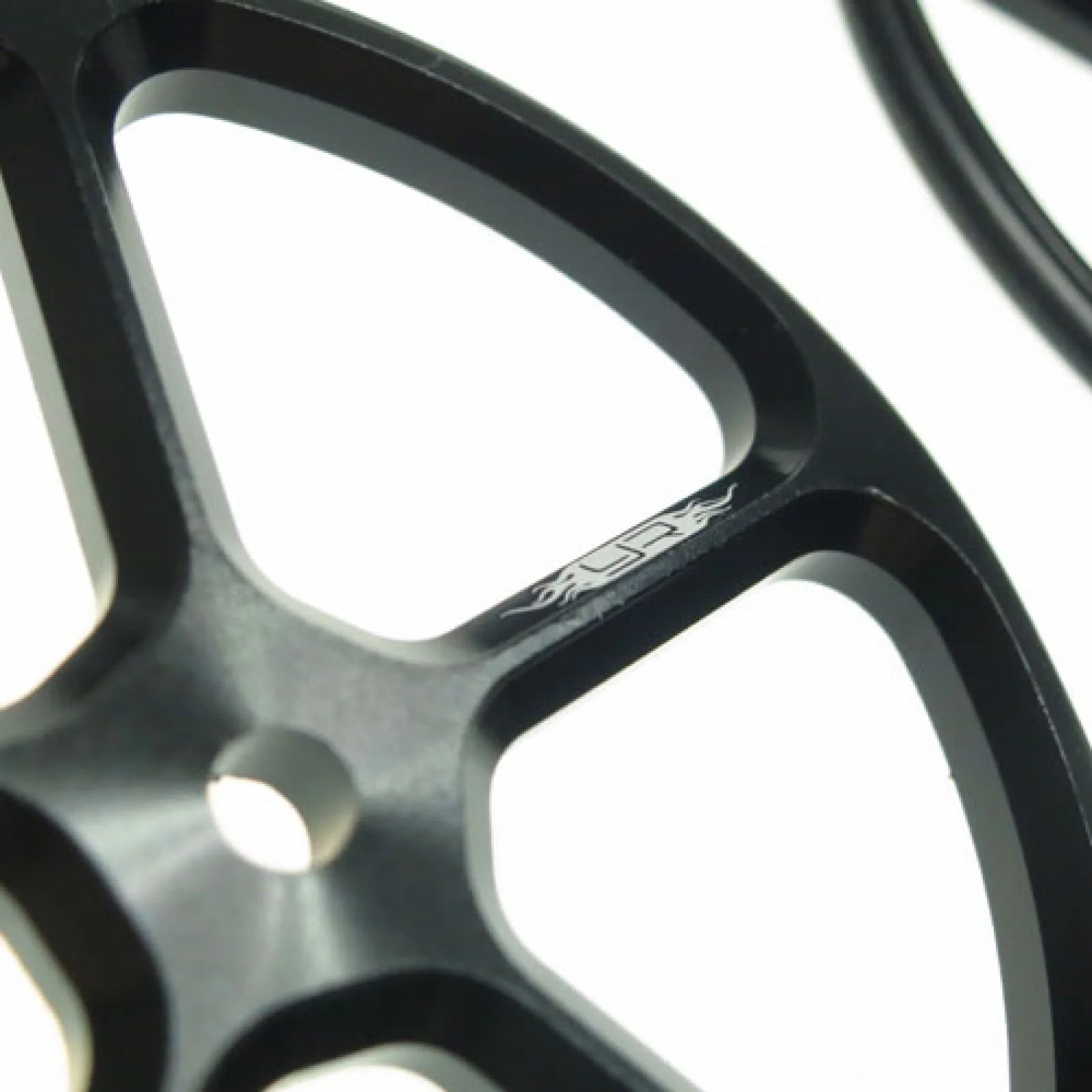 Aluminum Set Up Wheels for 1:10 RC Touring Car (BK) Yt-0069 - Image 2