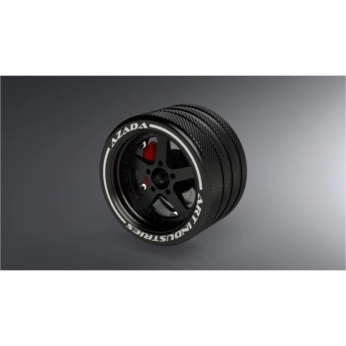 Azada transmitter wheel AZ6116-BK-RD