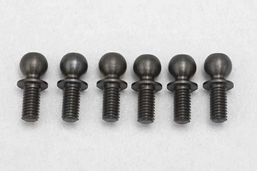 Yokomo B8-206SHSA - BD8'18 Hex Socket 4.8mm Rod End Ball (Short neck/11.5mm·6pcs)