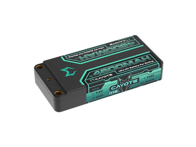 Cayote LiPo 4600mAh HV Shorty 7.6v 18mm 163g