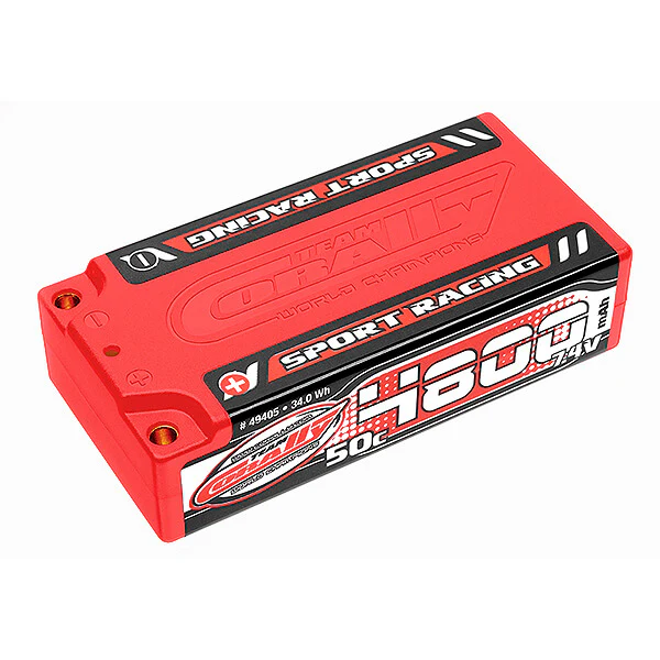 Corally Sport Racing 50C Lipo Battery 4800Mah 7.4V Shorty 2S C-49405