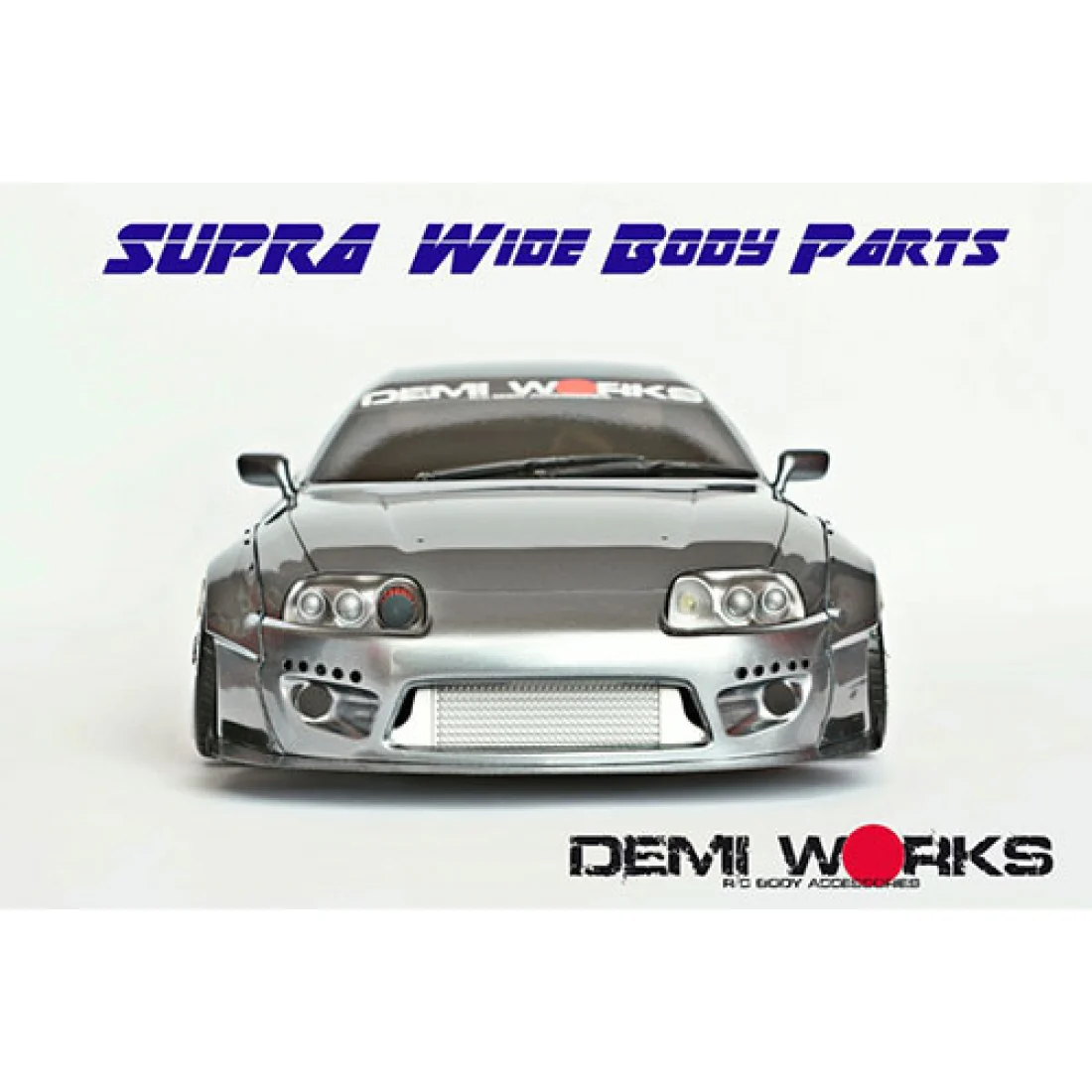 Demi Works Toyota Supra RB Wide Body Front Bumper Lip Set