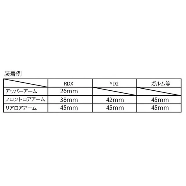 DLC Suspension Pins (26mm/2 pieces) [HRC000057] - Image 3