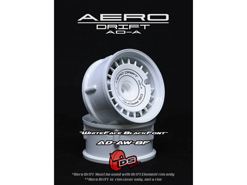 DS Racing / AD-AW-BF / Aero Drift Wheel Cover for Drift Element Wheel / Design: Slope / Color: various
