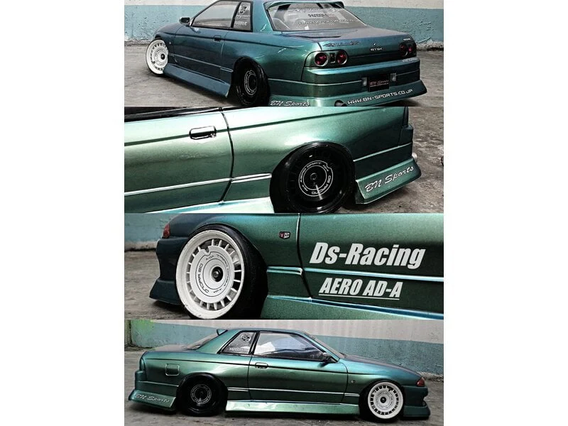 DS Racing / AD-AW-BF / Aero Drift Wheel Cover for Drift Element Wheel / Design: Slope / Color: various - Image 2