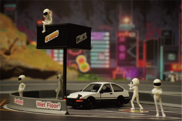 BM Racing 1/28 FLD ae 86 Drift Car RWD RTR EP w/ 2.4GHz Radio w/o Battery and Charger bmrx-fld-86 - Image 4