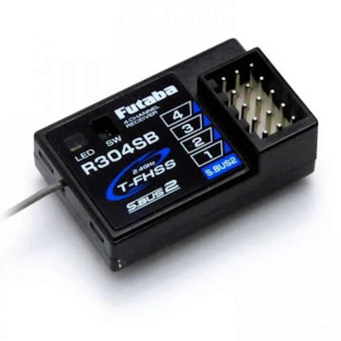 FUT05102588-3 - FUTABA R304SB 4CH RX WITH TELEMETRY FHSS (S-BUS) (HV) 2.4GHZ