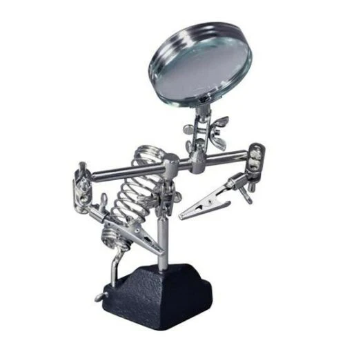 HELPING HANDS w/MAGNIFIER SOLDERING IRON REST & 2 ARMS Rc Drift Asbo Rc - Image 2