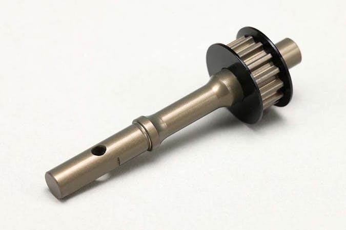MD-631-3 - Yokomo Alum.Top Shaft/14T Pulley for MD3.0