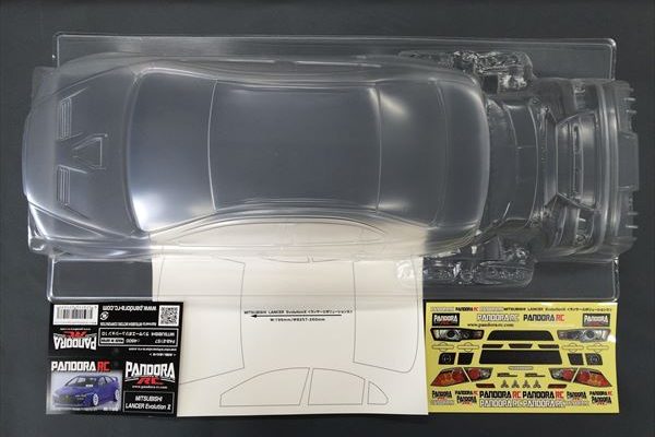 Mitsubishi Lancer Evolution X LANEVO 1-10 Body Set [Pandora] PAB-3157 - Image 3