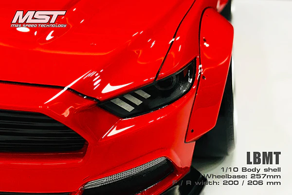 Mst mustang body shell clear - Image 3