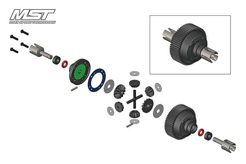 MST RMX-M S PRO RC Drift Car Kit 532207 - 1/10 RWD (M-Chassis) - Image 7