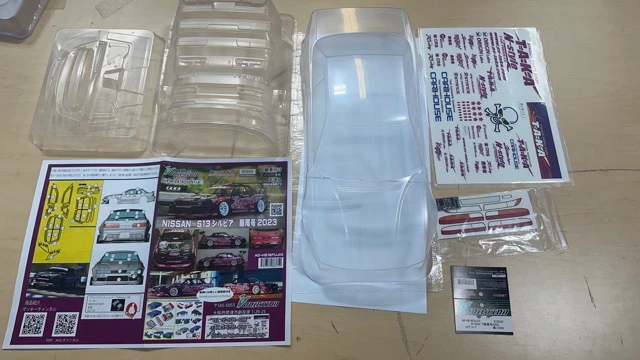 Nissan S13 Silvia ORIGIN LAB FUJIO 2023 (w/ TAKA LIVERY) [Addiction RC] AD-HB16-FUJIO - Image 3