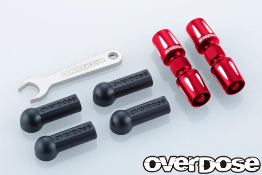 Overdose / OD3871 / Aluminum Pushrod Turnbuckle for GALM / Color: Purple or Red - Image 2