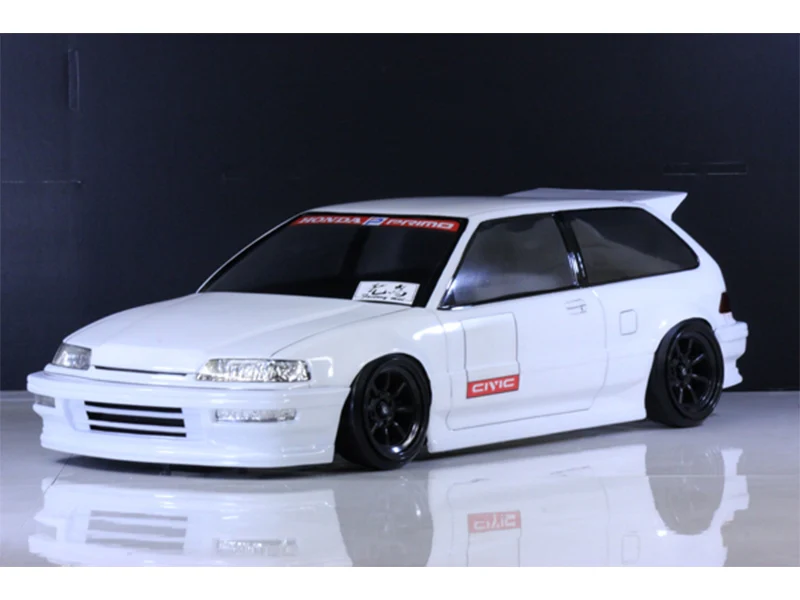 Pandora RC HONDA CIVIC EF9 1/10 RC Drift 198mm Clear Body Set pab 3179 - Image 2
