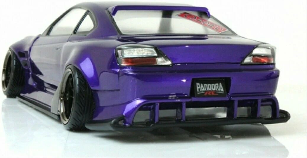 Pandora Rc Nissan s15 1/10 scale Rc Drift Body Shell Asbo Rc pab 3195 - Image 9