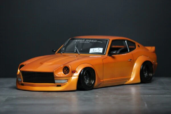 Pandora RC pab 3216 Nissan Fairlady Z S30 Custom Star Road 253mm Clear Body Set For 1/10 RC Drift - Image 11
