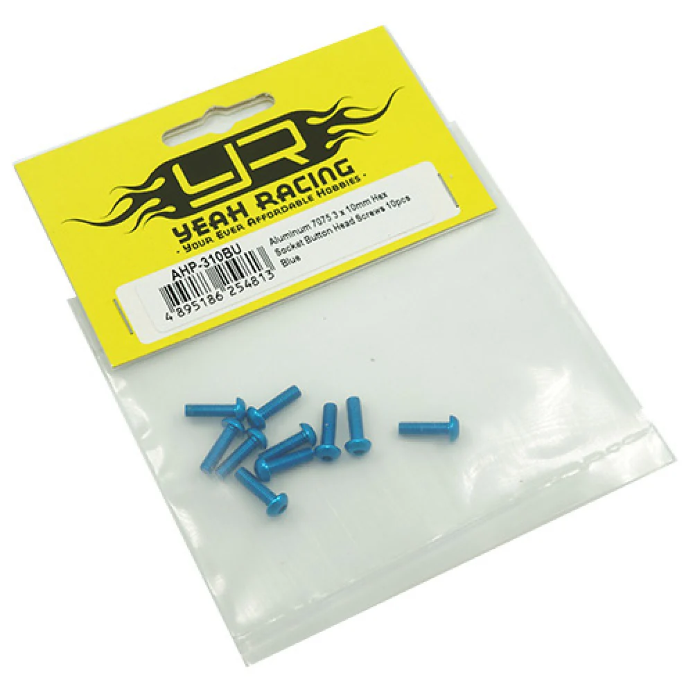 Blue screws m3  button head various available - Image 2