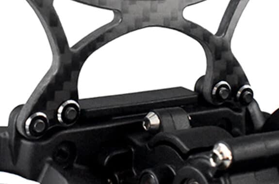 Reve D Alu Insert Nut (For 2.5mm thick carbon plate) 4pcs RC-IN25 - Image 2