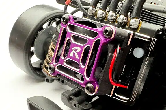 Reve D Optional Fan Cover Red or purple for ESC Elite RE-EL-CR - Image 3