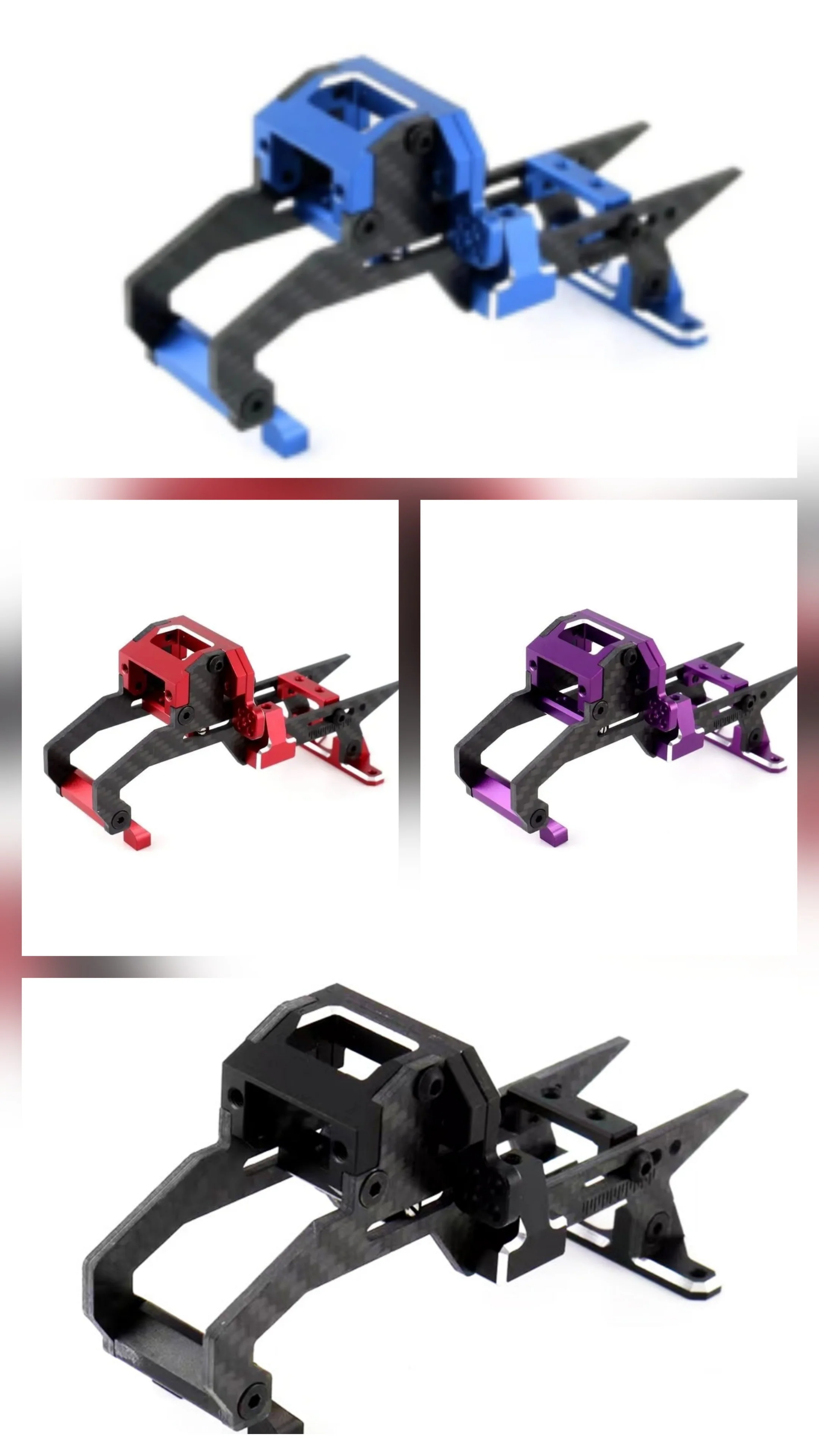 Rhino Racing DDSS-V2 YD2 various  colours Bulkhead/Steering Upgrade Kit – RR-750BL