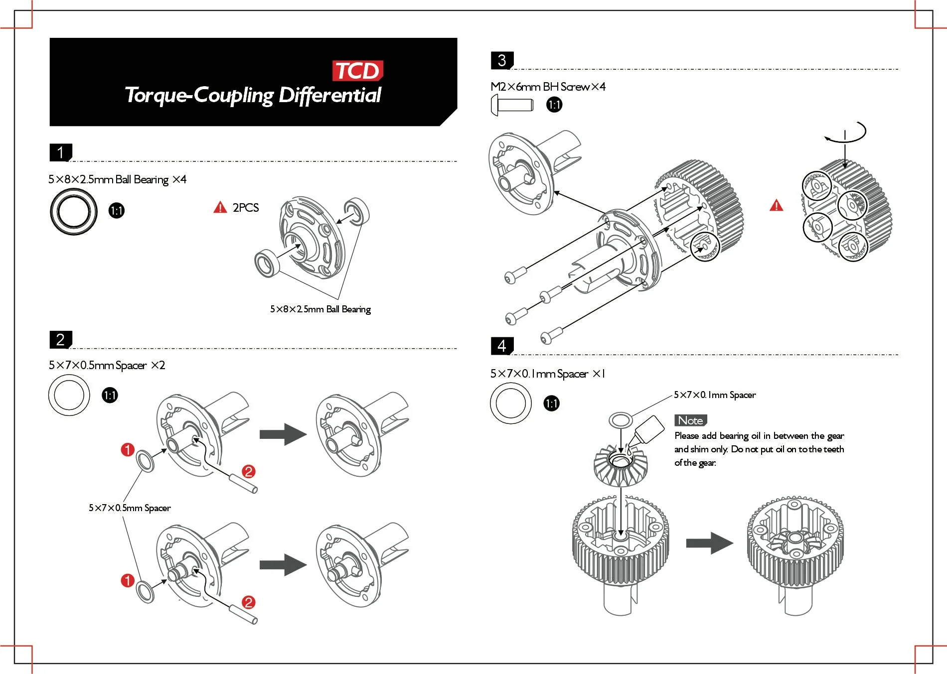 Rhino Racing & Team AD TCD Torque Coupling Differential Assembly Unit - RA-2608 - Image 3