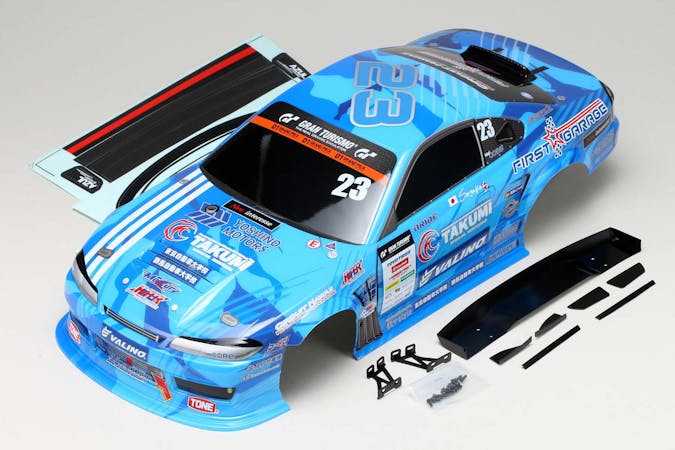SD-MS15BLB - Yokomo MERCURY SAYAKA Spl. S15 Drift Body Set - PAINTED - Image 3