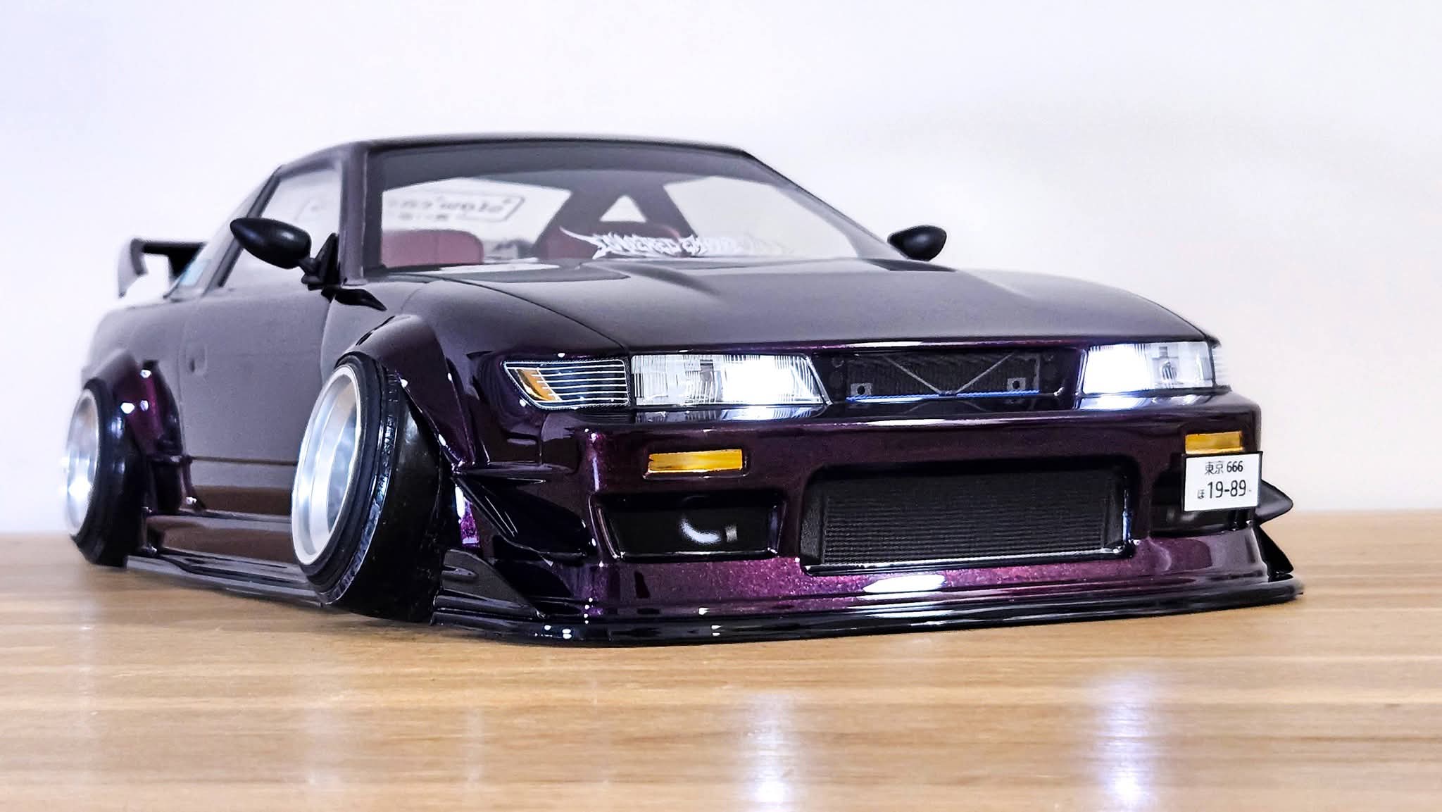 SD-RS13SPB - Yokomo Oginoya Nissan Sileighty Sayaka Special Drift Body Set