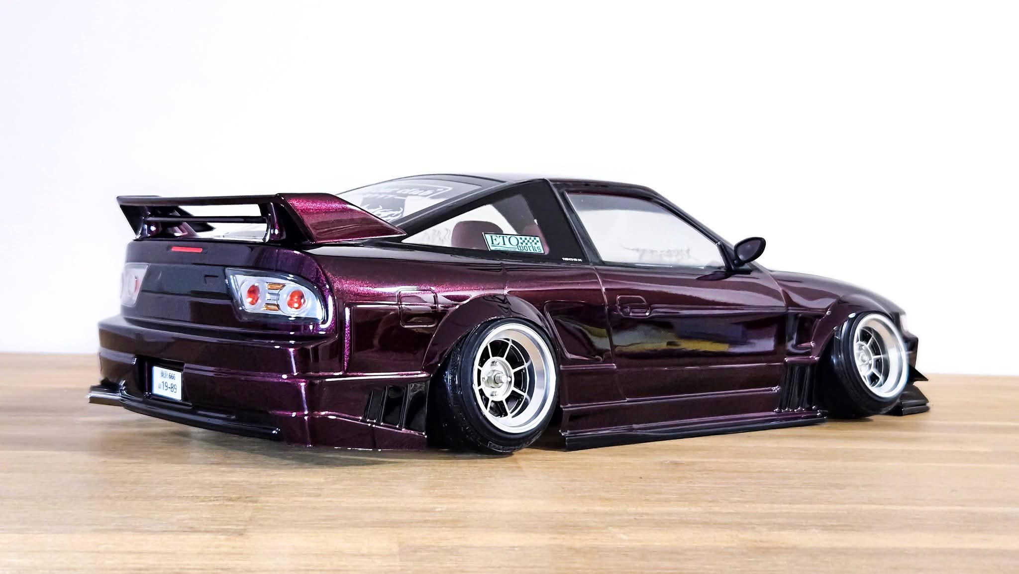 SD-RS13SPB - Yokomo Oginoya Nissan Sileighty Sayaka Special Drift Body Set - Image 8