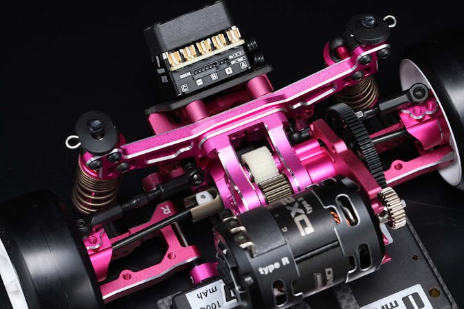 SDR-030PI - Yokomo Super Drift SD3.0 Competition Kit - pink LM Edition - Image 5