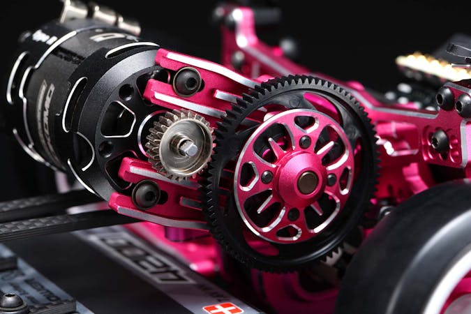 SDR-030PI - Yokomo Super Drift SD3.0 Competition Kit - pink LM Edition - Image 7