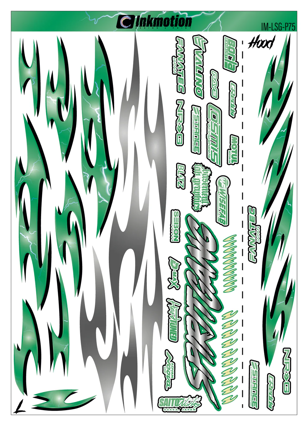 Spirit Gang Lightning Storm Green - Image 2