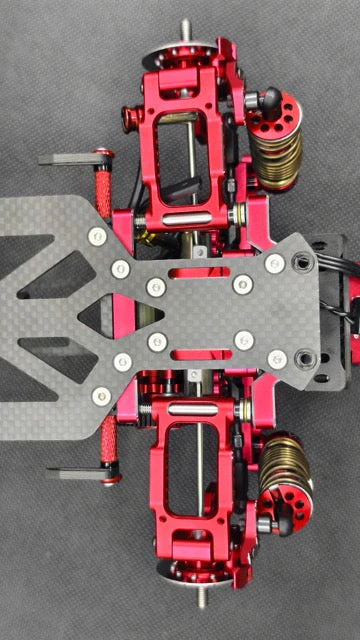 SR Series Lower Rear H-Arms Set - BLUE RED PURPLE BLACK [Rhino Racing] RR-1105 - Image 6