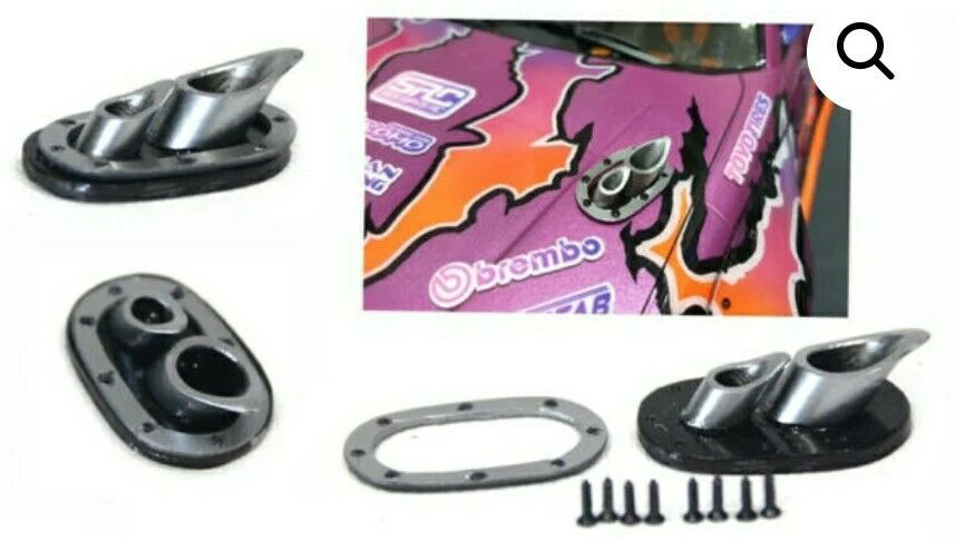 Src Double Exhaust Pipe screamer , Rc Drift, SRC-HP3