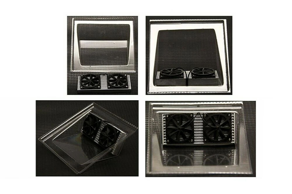 SRC Rear Cooling Kit, Rc Drift, Scale, Asbo Rc - Image 2