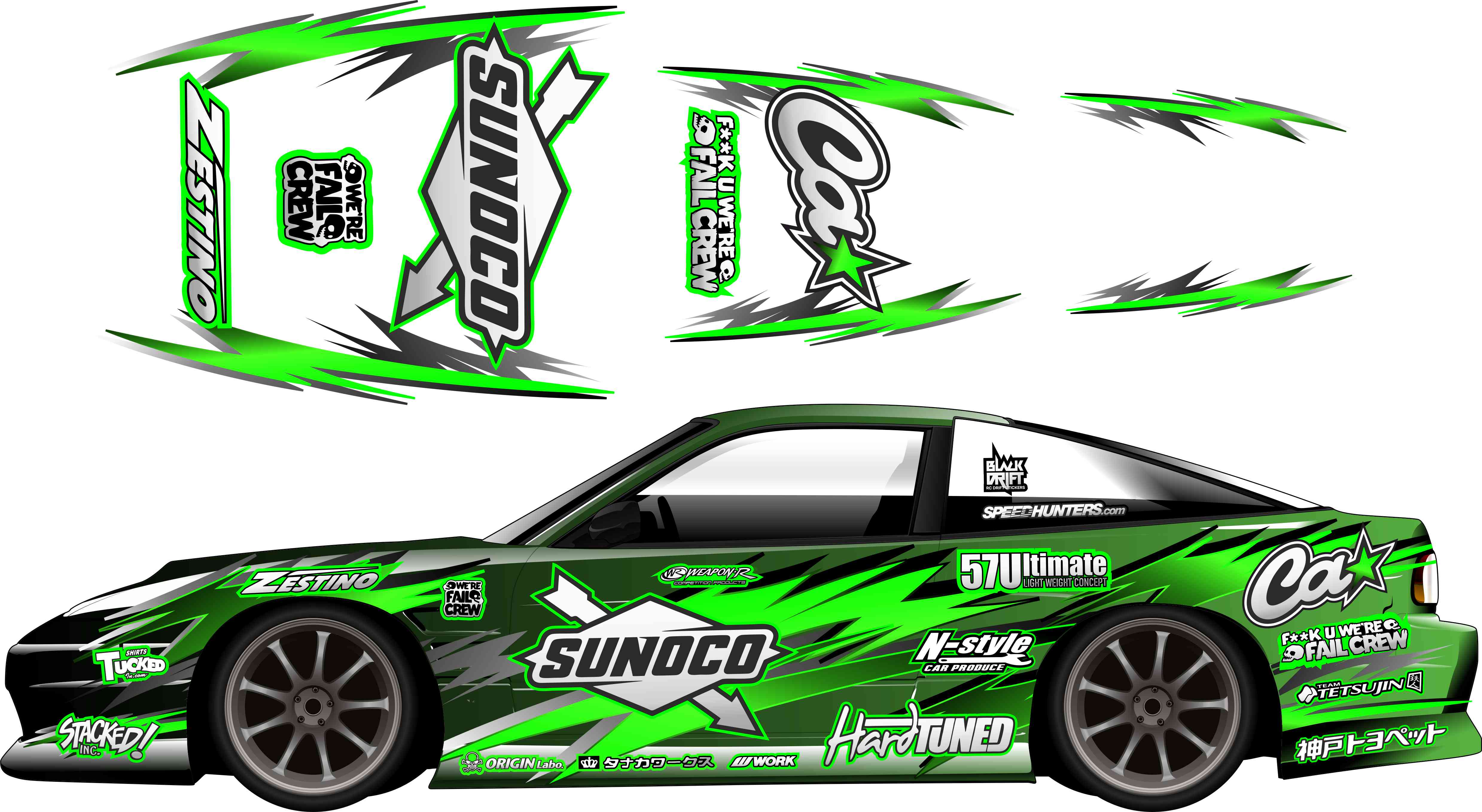 Sticker / livery set
