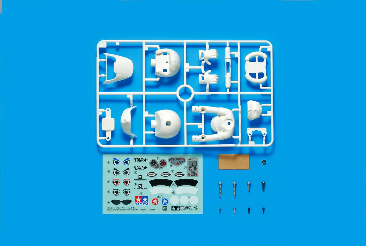 Tamiya RC Multi-Purpose Driver Figure Set OP.1864 - Image 3