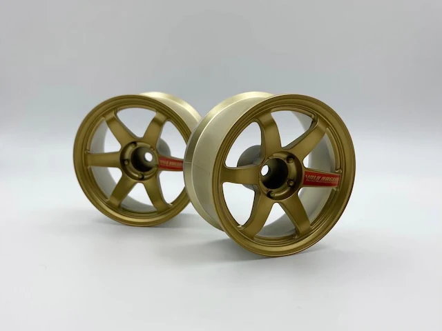 TE 37 Sports WHEEL HIGH TRACTION TYPE GOLD METAL 8mm  [LAB] LWH-0306G - Image 2