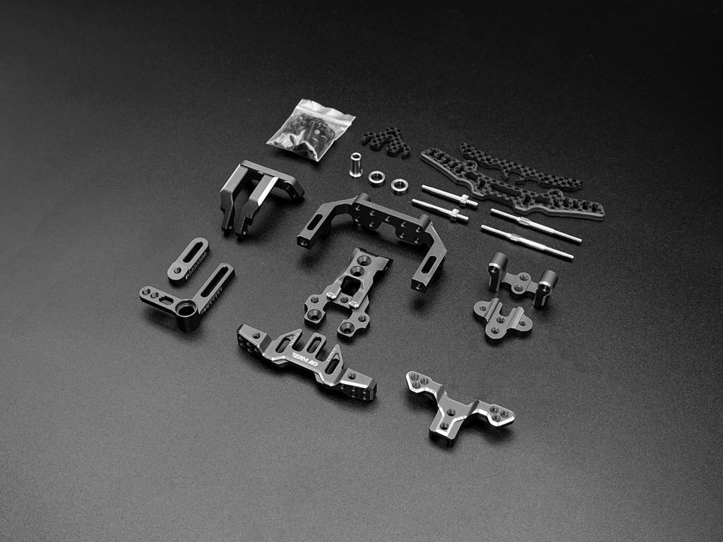 TEAM AD-XF FRONT GEARBOX/BULK HEAD CONVERSION KIT ad 9019 - Image 5