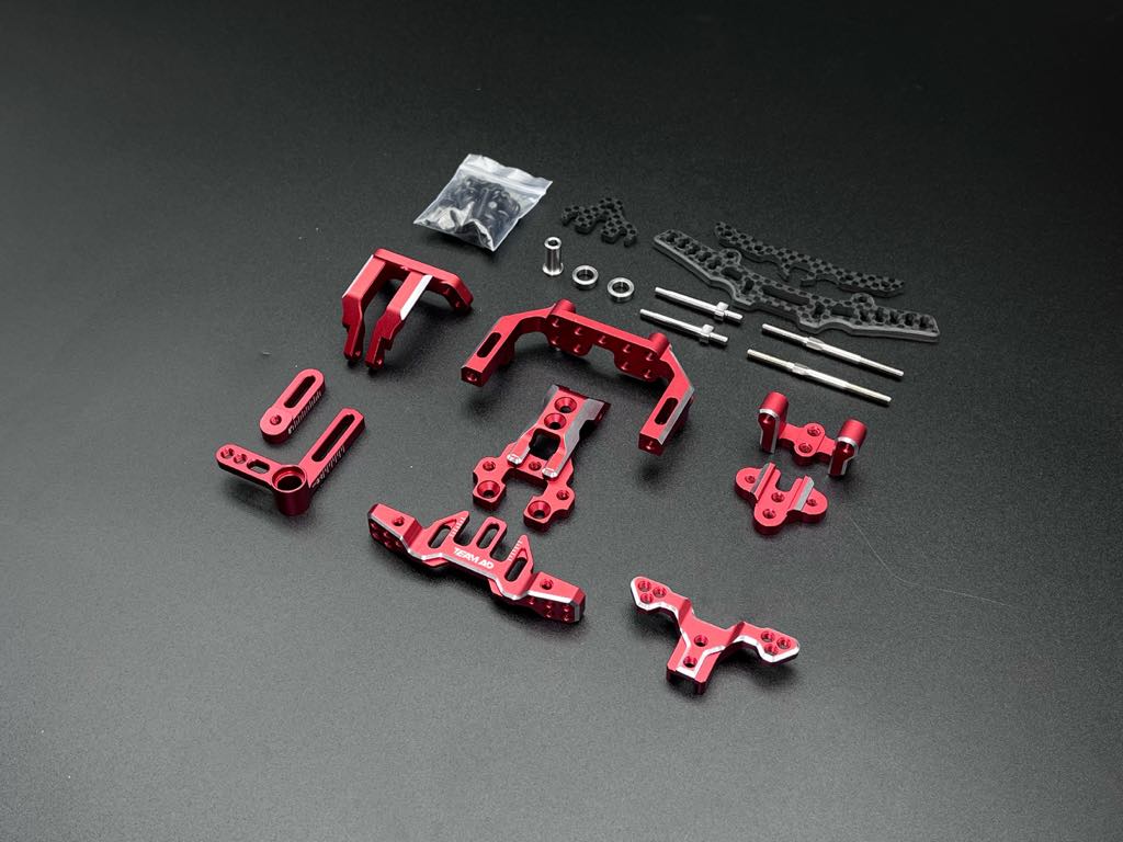 TEAM AD-XF FRONT GEARBOX/BULK HEAD CONVERSION KIT ad 9019 - Image 7