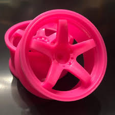 Topline rc drift wheels pink 6mm off pack of 2