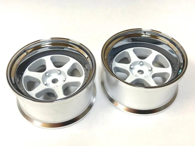 LW-0508 WORK MEISTER L1 WHEEL snow white with chrome lip - Image 2