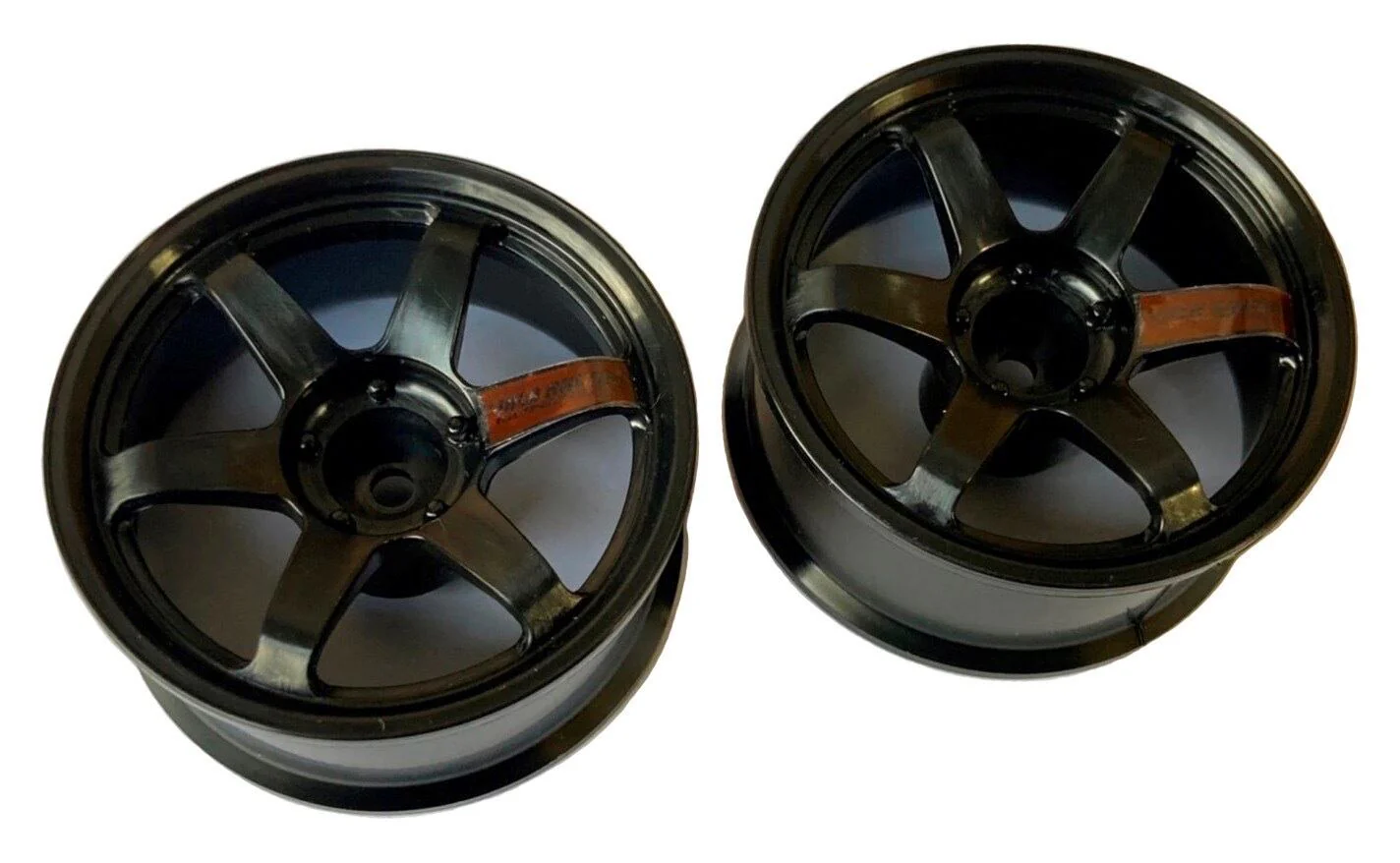 VOLK RACING TE 37 TE-37 TE37SL 6mm 8mm BLACK HIGH TRACTION 1/10 DRIFT RIMS [LAB] LWH-0306BK LWH-0308BK - Image 2